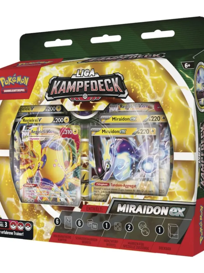 Pokémon Sammelkarten Liga Kampfdeck Miraidon EX in Mehrfarbig ab 6 Jahre