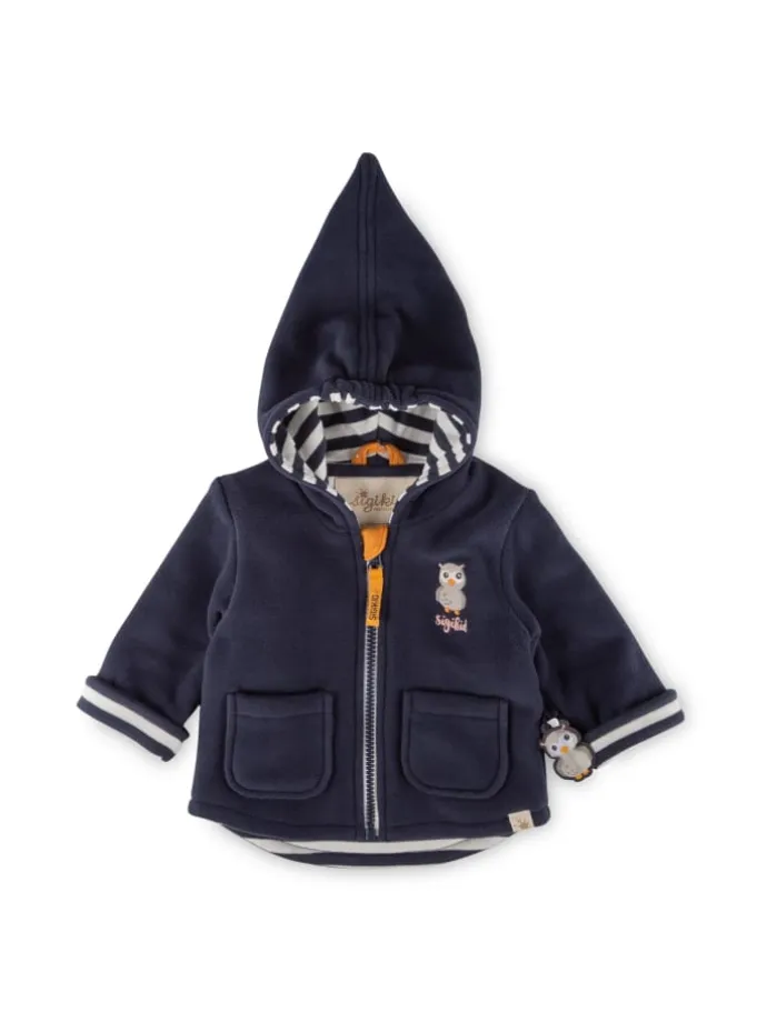 Polarfleecejacke Magic Owl in Dunkelblau