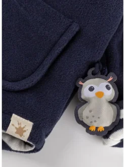 Polarfleecejacke Magic Owl in Dunkelblau