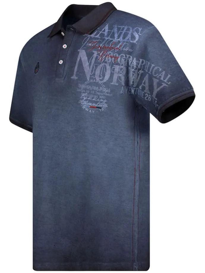 Poloshirt "Adventure" in Dunkelblau