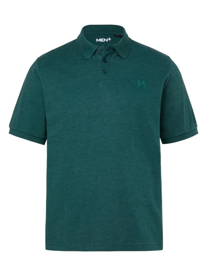 Poloshirt in dschungel grün