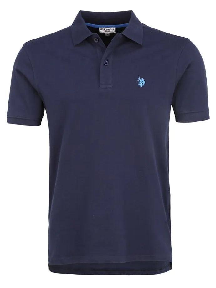 Poloshirt in Dunkelblau