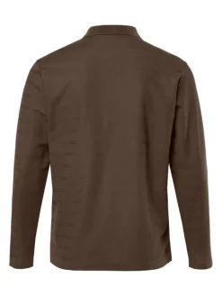 Poloshirt in dunkelbraun