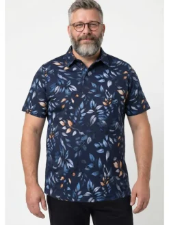Poloshirt in navy blau