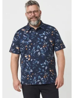 Poloshirt in navy blau