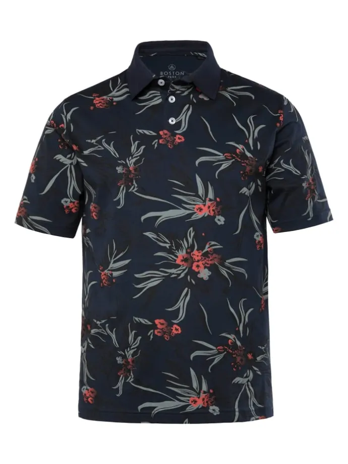 Poloshirt in navy blau