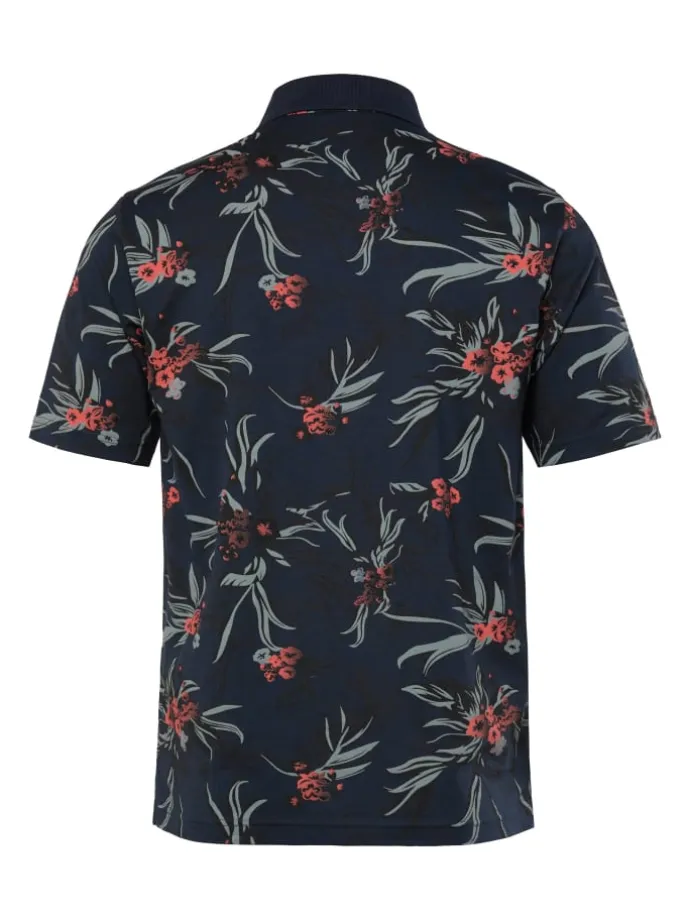 Poloshirt in navy blau