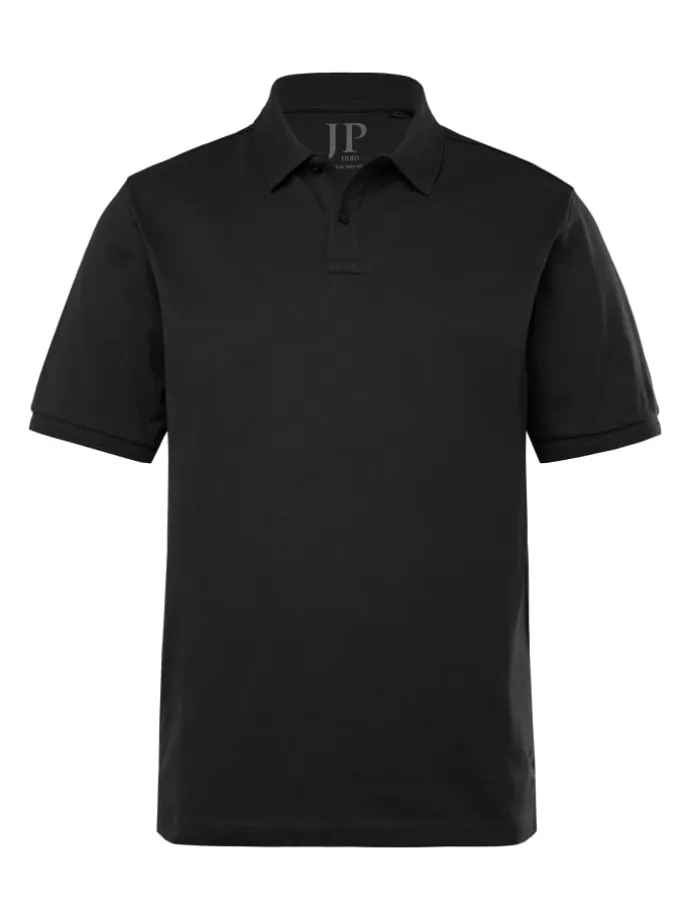 Poloshirt in schwarz