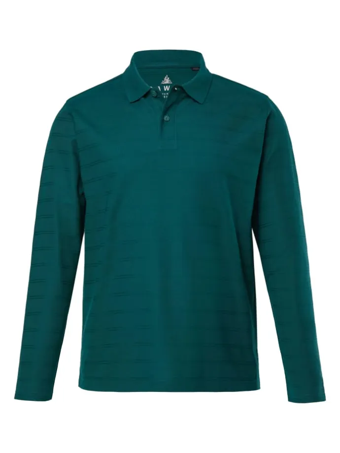 Poloshirt in tief grün