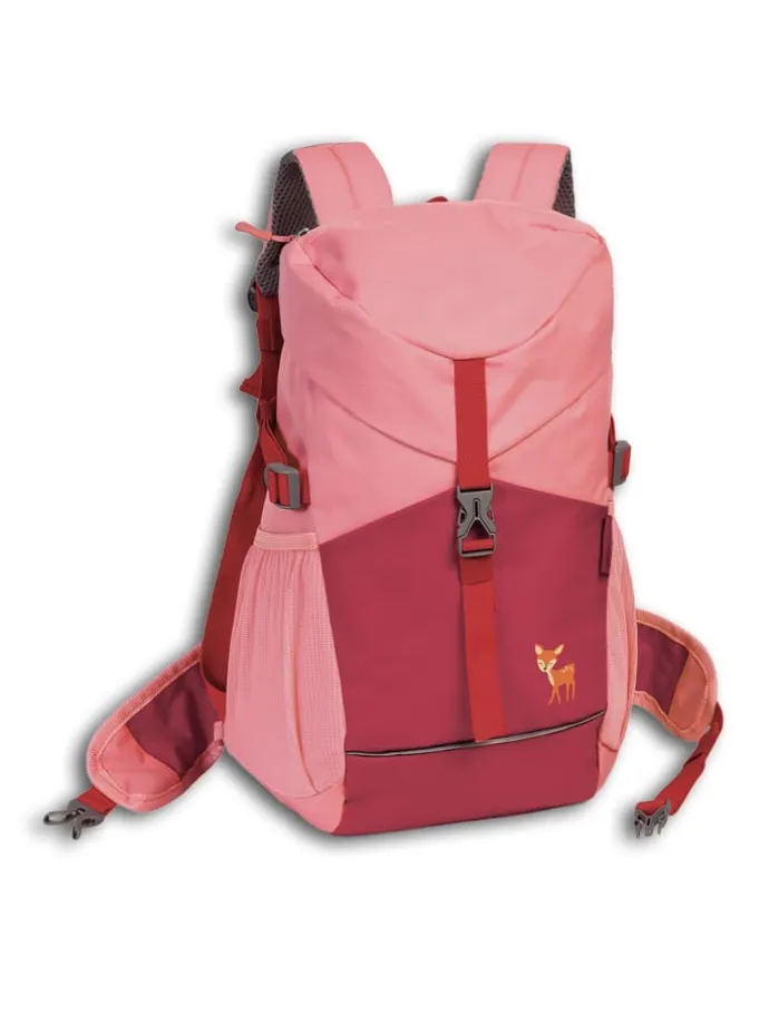 Polyester, recycelt Kinderrucksack, Fabrizio Rucksack rosa ca. 28cm