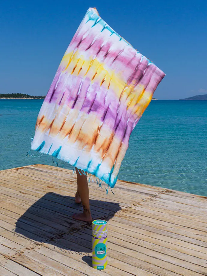 Poncho in Bunt - (L)180 x (B)100 cm