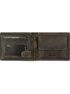Portemonnaie Leder ca. 12cm breit ca. 10cm hoch