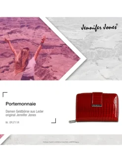 Portemonnaie Leder Damen Geldbörse
