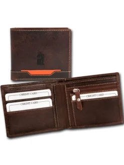 Portemonnaie Leder Herren Geldbörse Serie Tim