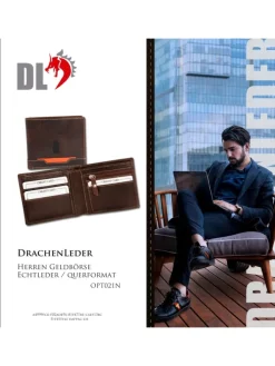 Portemonnaie Leder Herren Geldbörse Serie Tim