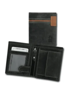 Portemonnaie Leder Herren Geldbörse Serie Marc