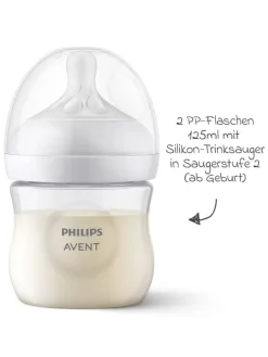 PP-Flasche 2er Pack Natural Response 125ml in weiss