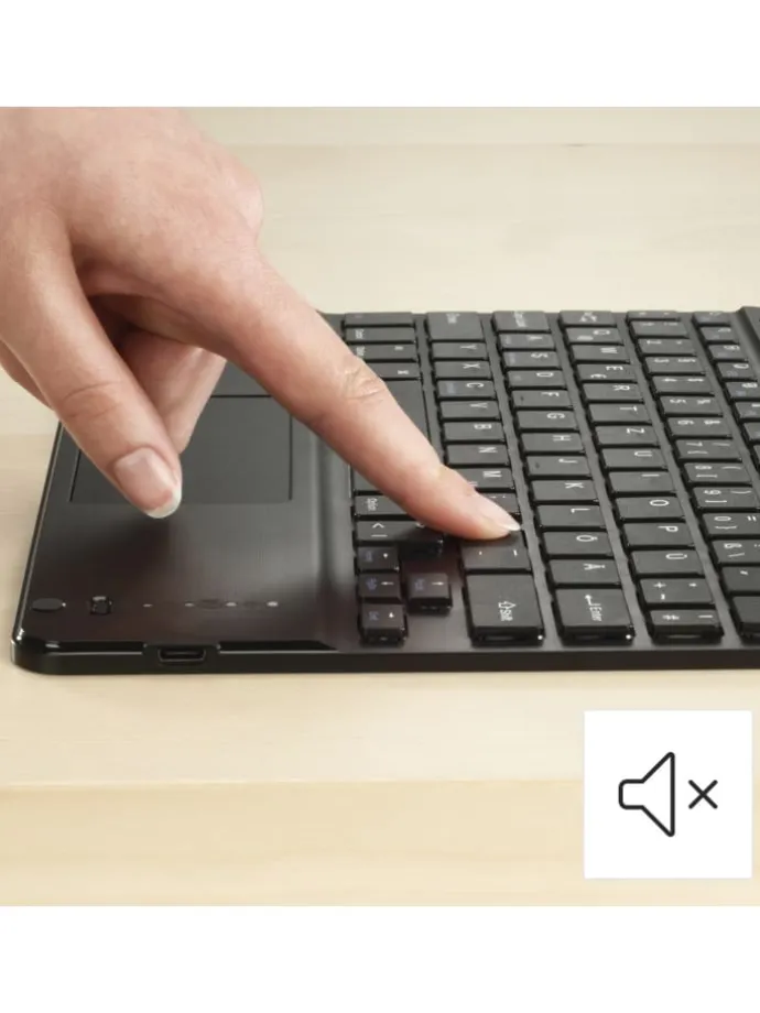 Prem, Tastatur, iPad Air 11" (25/24)/10.9" (22/20) in Schwarz