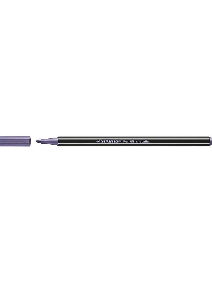 Premium Metallic-Filzstifte "STABILO Pen 68 metallic" - 8 Stück