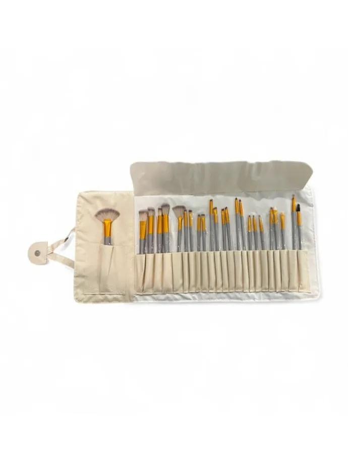 Professionelles Make-up-Pinselset – 24 Teile mit Etui