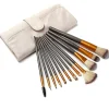 Professionelles Make-up-Pinselset – 12 Teile mit Etui