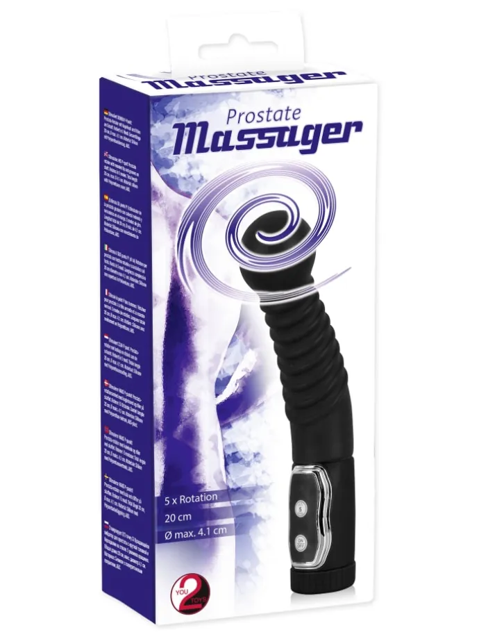 Prostata-Rotator Prostate Massager in schwarz