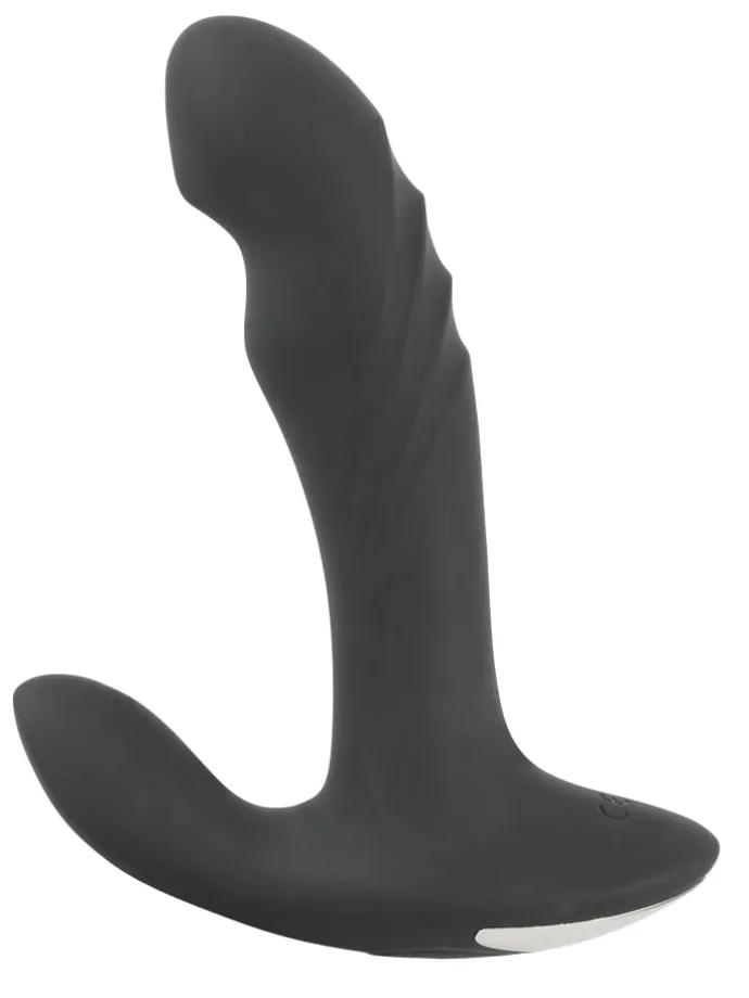 Prostata-Vibrator Rebel Plug mit Perineumreizer in schwarz