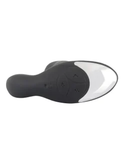 Prostata-Vibrator Rebel Plug mit Perineumreizer in schwarz