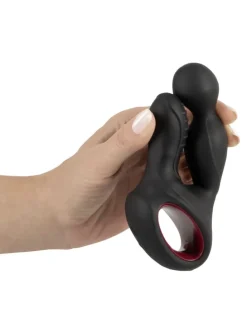 Prostata-Vibrator Silicone Prostate Plug in schwarz