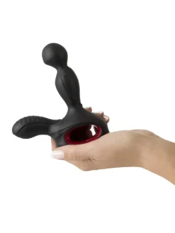 Prostata-Vibrator Silicone Prostate Plug in schwarz