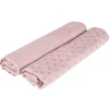 Puck- & Stilltuch Lil Planet 2er Set  rosa/mauve, Bio-Baumwolle