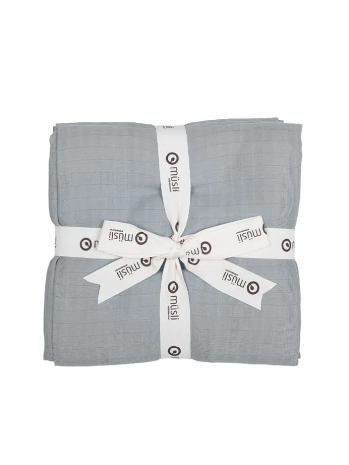 Pucktuch 2er-Pack in Jasmin blue