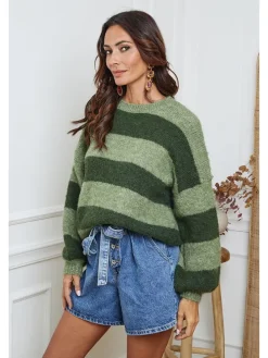 Pullover "Bech" in Grün