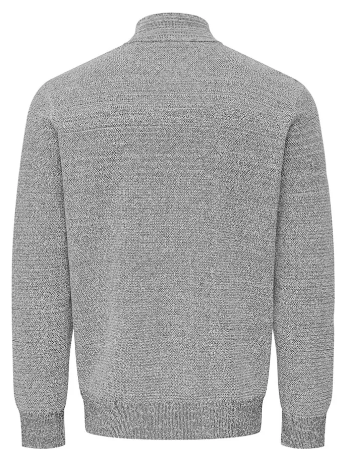 Pullover "Claus" in Hellgrau
