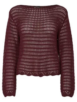 Pullover "Fallon" in Braun