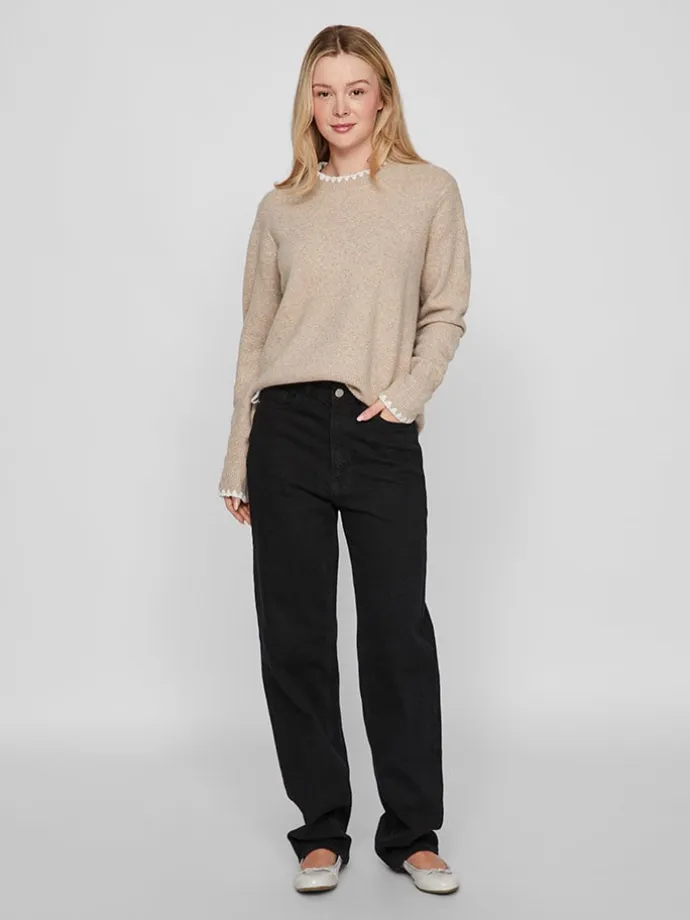 Pullover "Hefna" in Beige