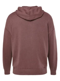 Pullover in aubergine