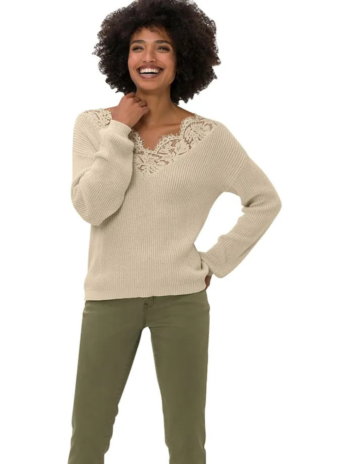 Pullover in Beige