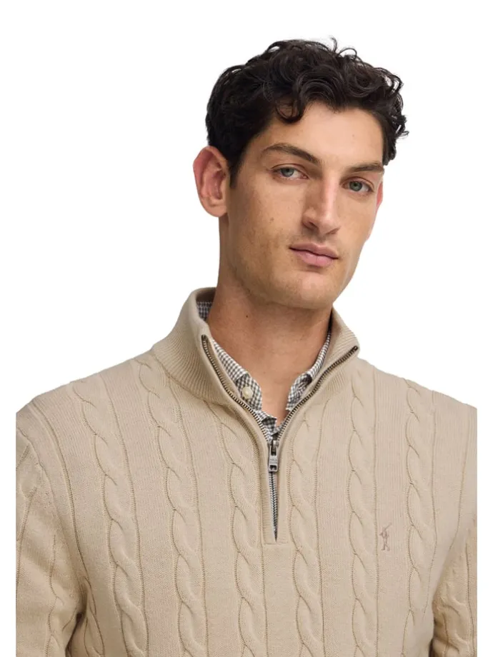 Pullover in Beige