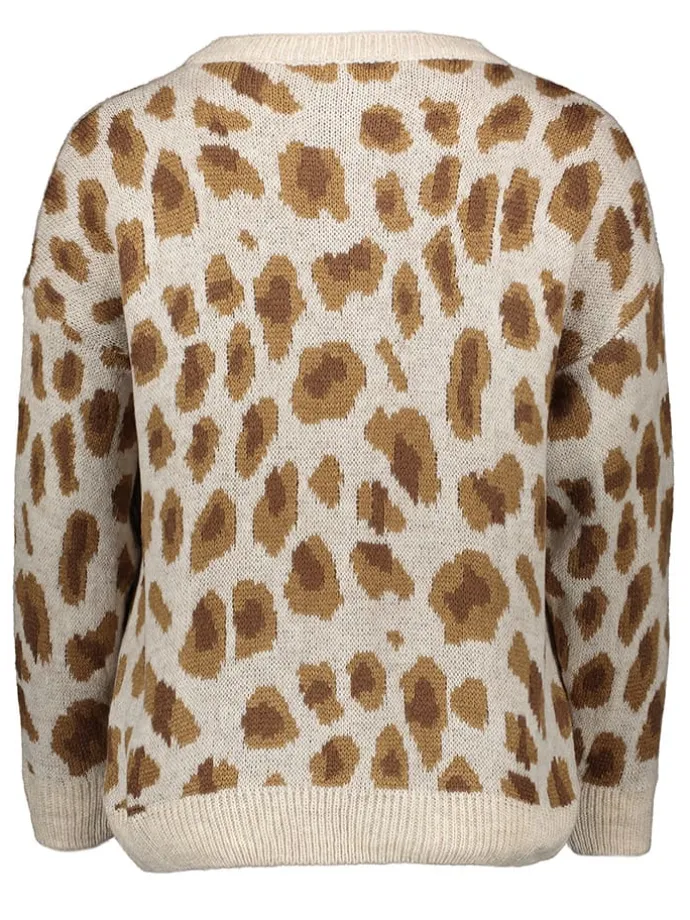 Pullover in Beige/ Hellbraun