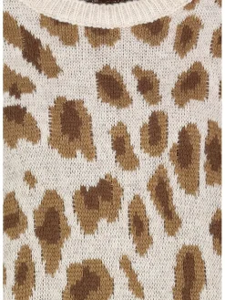 Pullover in Beige/ Hellbraun