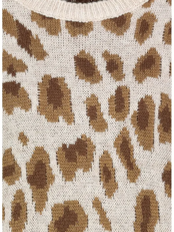 Pullover in Beige/ Hellbraun