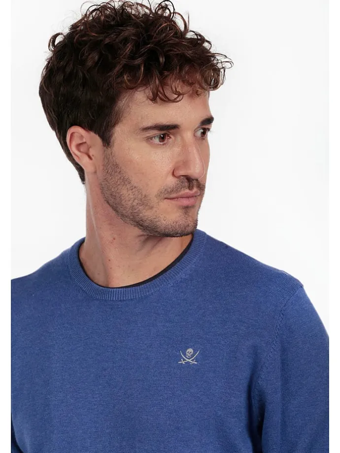 Pullover in Blau