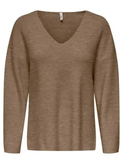 Pullover in Braun