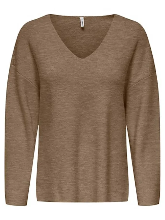Pullover in Braun