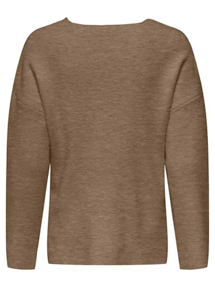 Pullover in Braun