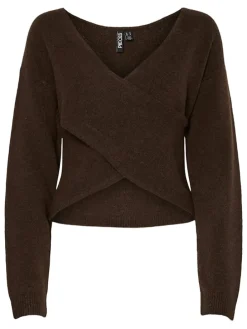 Pullover in Braun