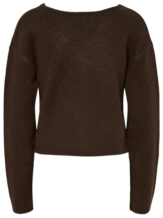 Pullover in Braun