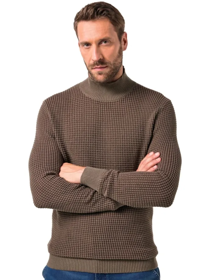 Pullover in braungrau