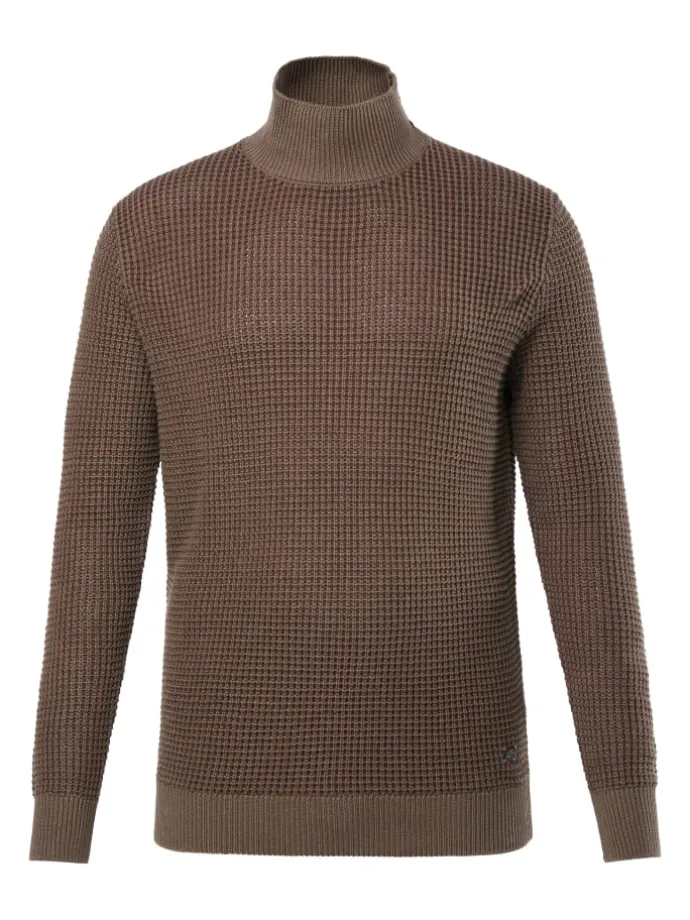 Pullover in braungrau